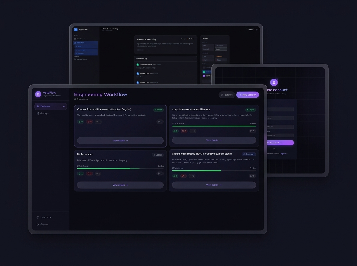Decision-Making App | Next.js, Supabase, Real-Time Voting System
